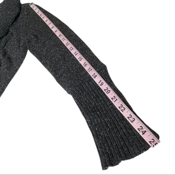 A Pea in the Pod Maternity Cowlneck Sweater Gray Size S - Picture 12 of 14